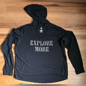 Torrid 2 Happy Camper "EXPLORE MORE" Long Sleeve Lightweight Active Tee 2X 18/20
